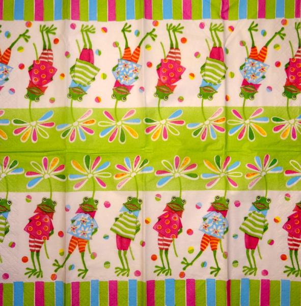 052 Frösche - 3-lagig - Paper Design - CS
